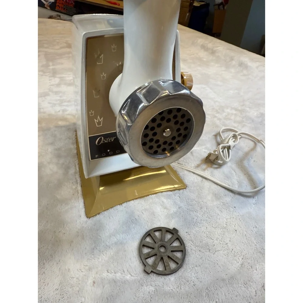 Vintage Oster Imperial Food Grinder Model 946-08F Electric Meat Grinder
